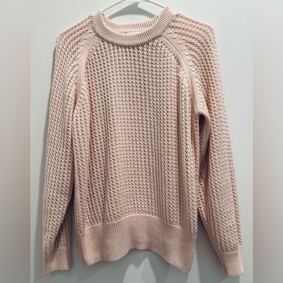 Varley Pink Knit Sweater - Picture 1 of 5